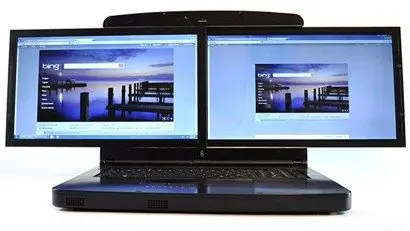 SpaceBook Laptop mit Doppeldisplay