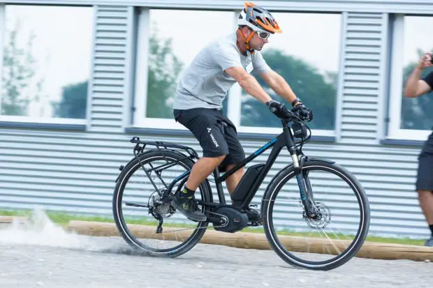 Für Trekking- und City-Modelle: Pedelecs mit Bosch-Antrieb erhalten ABS. (Foto: Bosch)