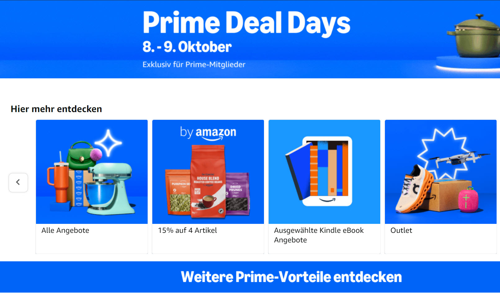 Amazon Prime Deal Days les 8 et 9 octobre ! votre